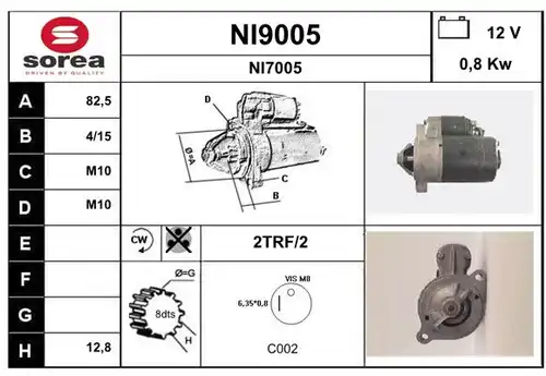 стартер SNRA NI9005