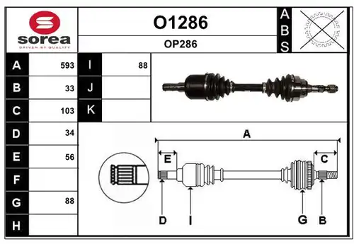 полуоска SNRA O1286