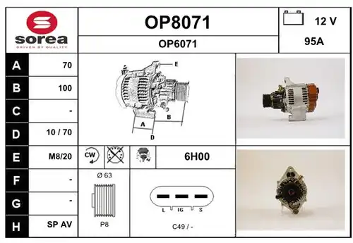 генератор SNRA OP8071