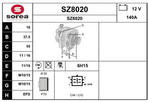 генератор SNRA SZ8020