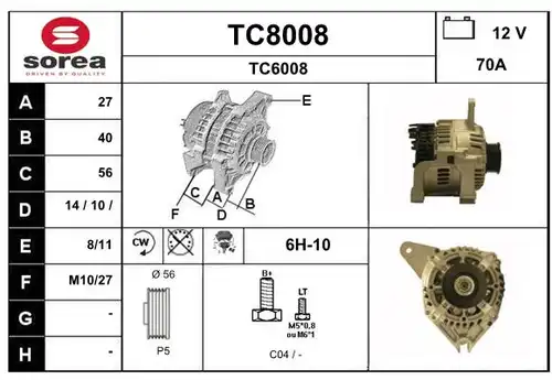 генератор SNRA TC8008