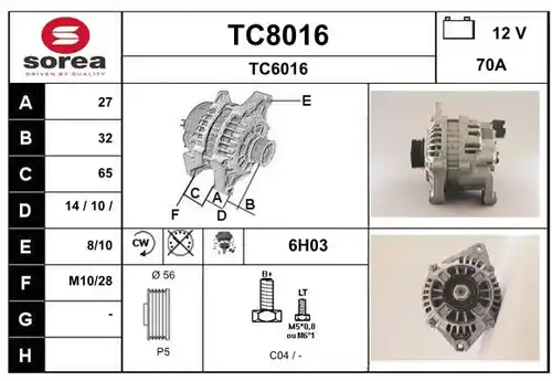 генератор SNRA TC8016