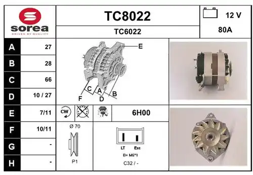 генератор SNRA TC8022