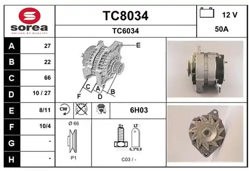 генератор SNRA TC8034