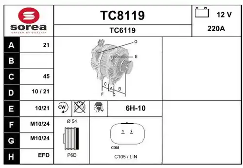 генератор SNRA TC8119