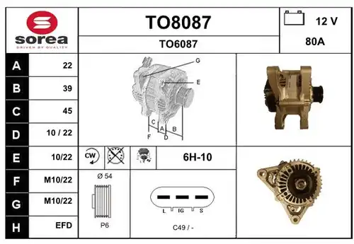 генератор SNRA TO8087