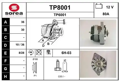 генератор SNRA TP8001