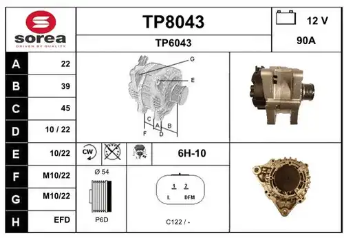 генератор SNRA TP8043