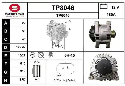 генератор SNRA TP8046