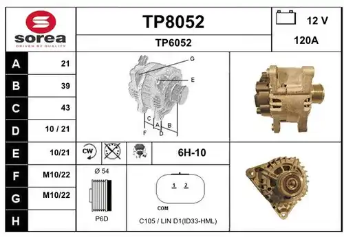 генератор SNRA TP8052