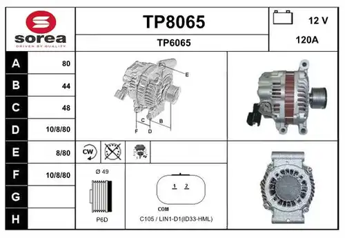 генератор SNRA TP8065