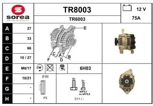 генератор SNRA TR8003