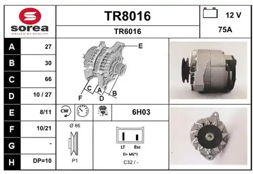 генератор SNRA TR8016