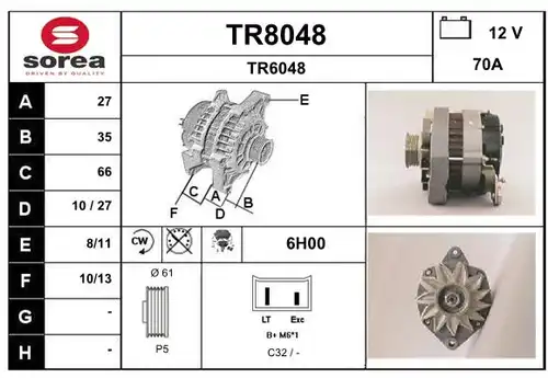 генератор SNRA TR8048