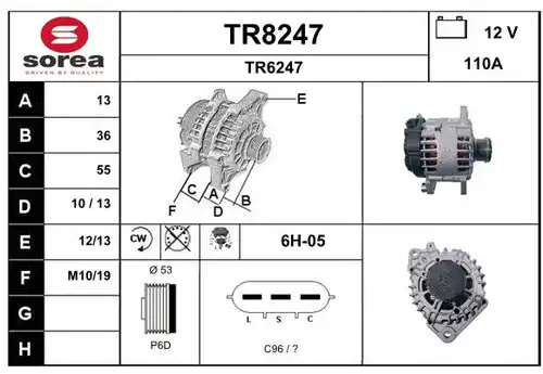 генератор SNRA TR8247