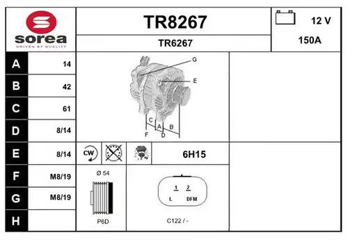 генератор SNRA TR8267