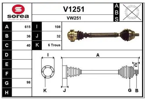 полуоска SNRA V1251