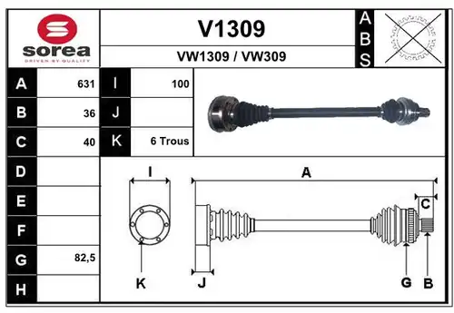 полуоска SNRA V1309