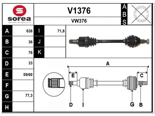 полуоска SNRA V1376