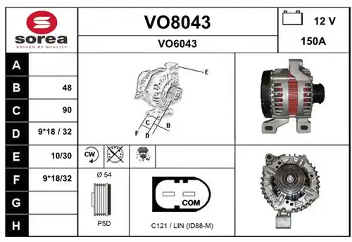 генератор SNRA VO8043