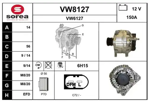 генератор SNRA VW8127