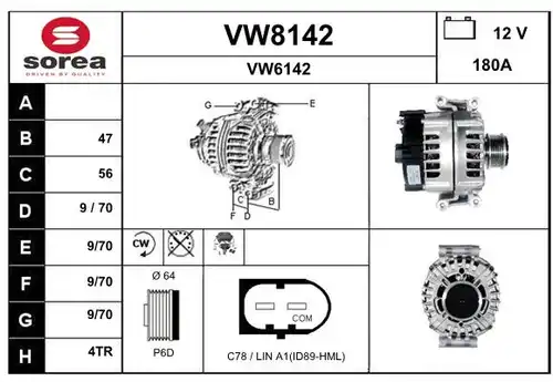 генератор SNRA VW8142