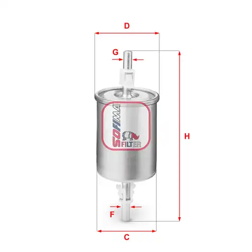 горивен филтър SOFIMA S 1515 B