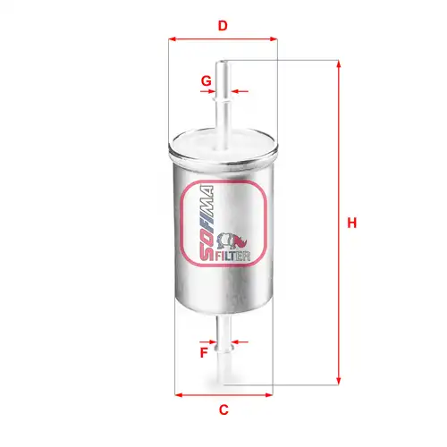 горивен филтър SOFIMA S 1769 B