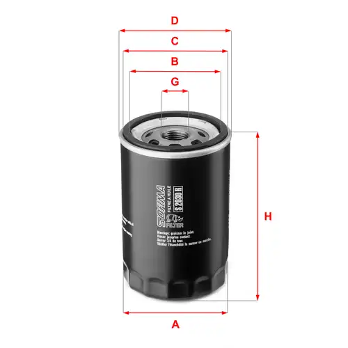 маслен филтър SOFIMA S 2030 R