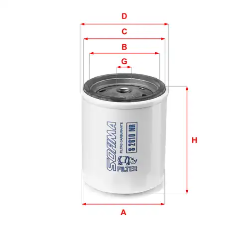 горивен филтър SOFIMA S 2610 NR