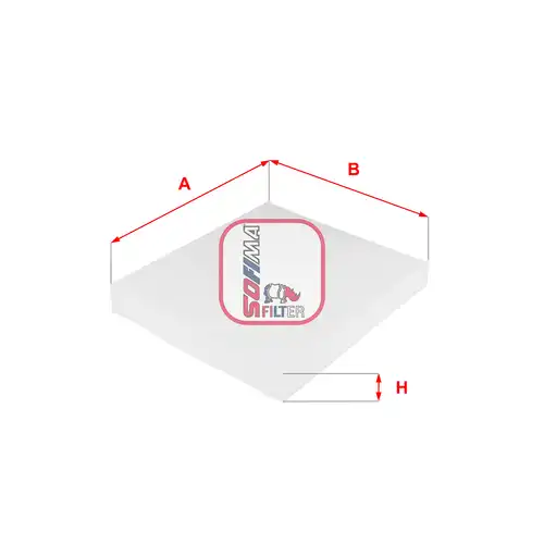 Филтър купе (поленов филтър) SOFIMA S 3031 C