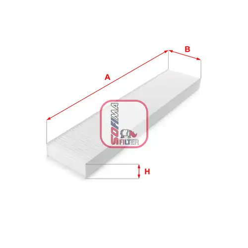 Филтър купе (поленов филтър) SOFIMA S 3162 C
