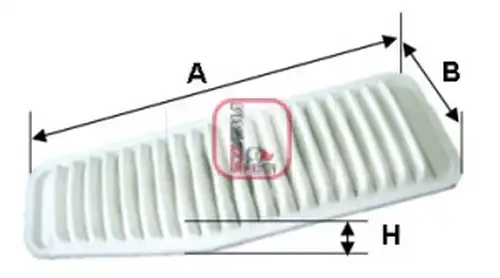 въздушен филтър SOFIMA S 3338 A