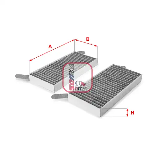 Филтър купе (поленов филтър) SOFIMA S 4173 CA