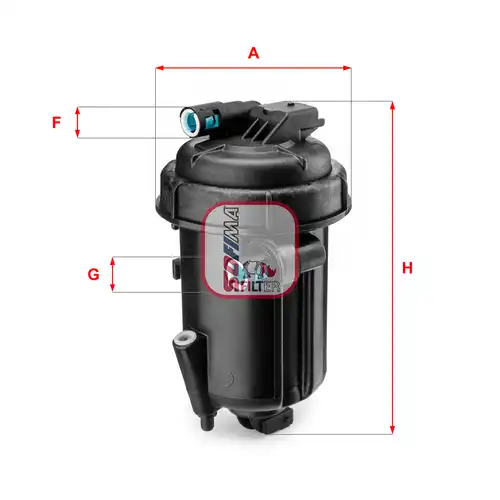 горивен филтър SOFIMA S 5163 GC