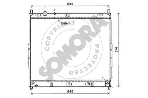 воден радиатор SOMORA 065040B