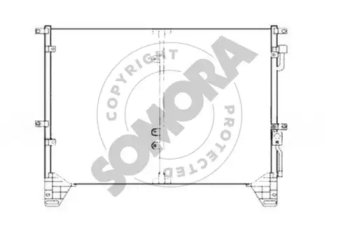 кондензатор, климатизация SOMORA 065060D