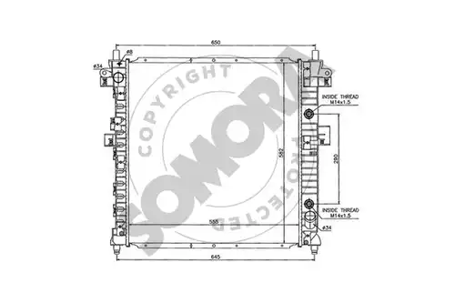 воден радиатор SOMORA 065140
