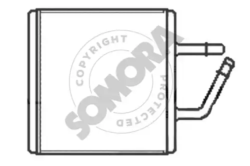 топлообменник, отопление на вътрешното пространство SOMORA 162450