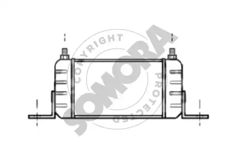 маслен радиатор, автоматична трансмисия SOMORA 362066