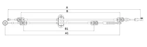 въжен механизъм, ръчна трансмисия SONOVA CC00020