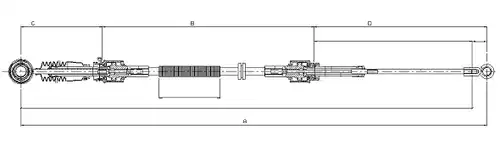 въжен механизъм, ръчна трансмисия SONOVA CC00084