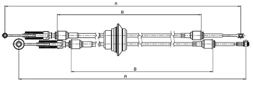 въжен механизъм, ръчна трансмисия SONOVA CC00272