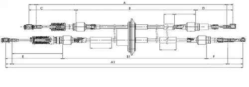 въжен механизъм, ръчна трансмисия SONOVA CC00428