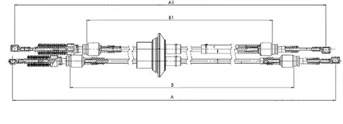 въжен механизъм, ръчна трансмисия SONOVA CC00476