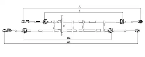 въжен механизъм, ръчна трансмисия SONOVA CC00572