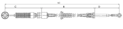 въжен механизъм, ръчна трансмисия SONOVA CC00588