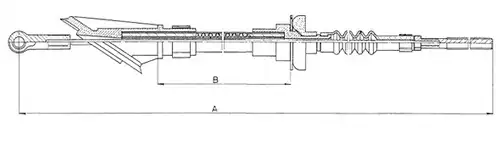 въжен механизъм, задействане на съединителя SONOVA CF01252