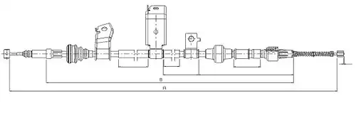 жило за ръчна спирачка SONOVA CM06030