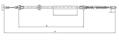 жило за ръчна спирачка SONOVA CM07080